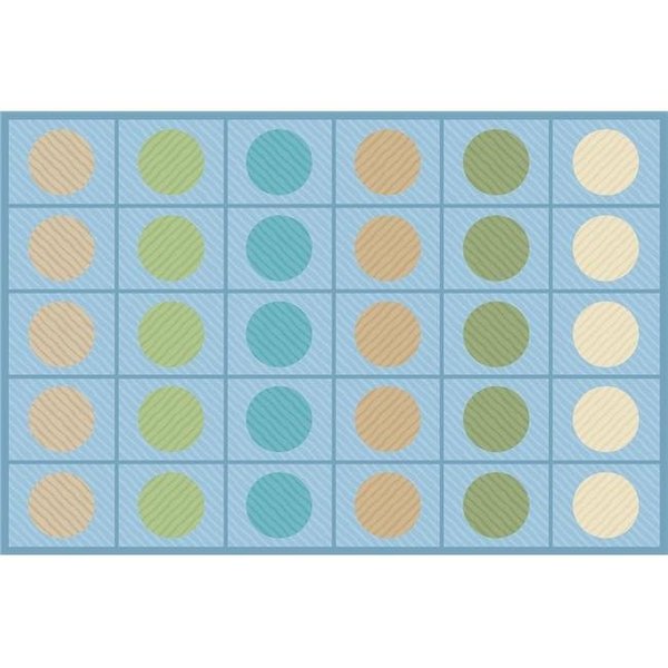 Carpets For Kids Carpets for Kids 64818 8 x 12 ft. Open Seating Classroom Rug; Calming Color - Rectangle 64818